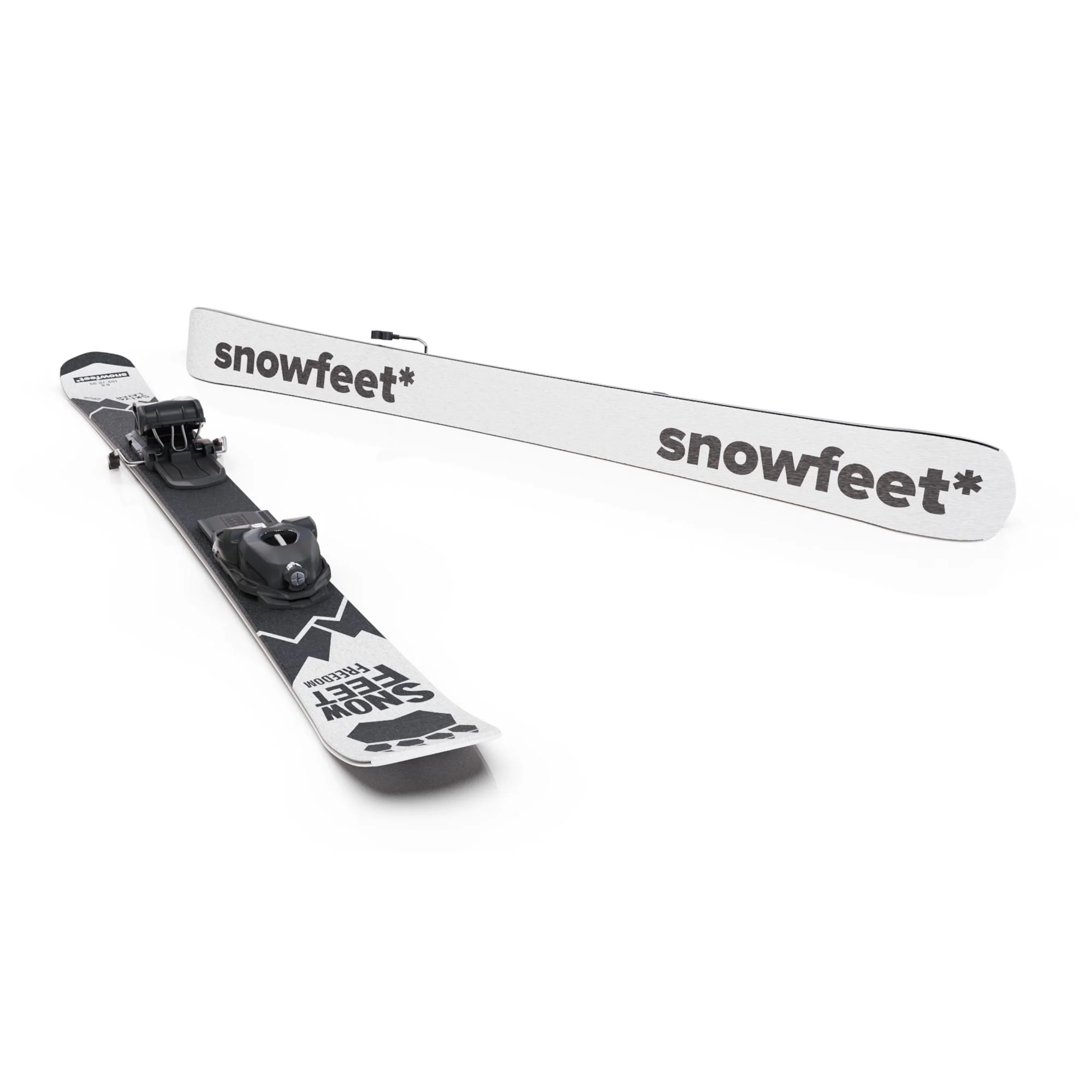 Snowfeet* Short Skis | 130 CM | Skiblades Skiboards Snowblades - Image 9
