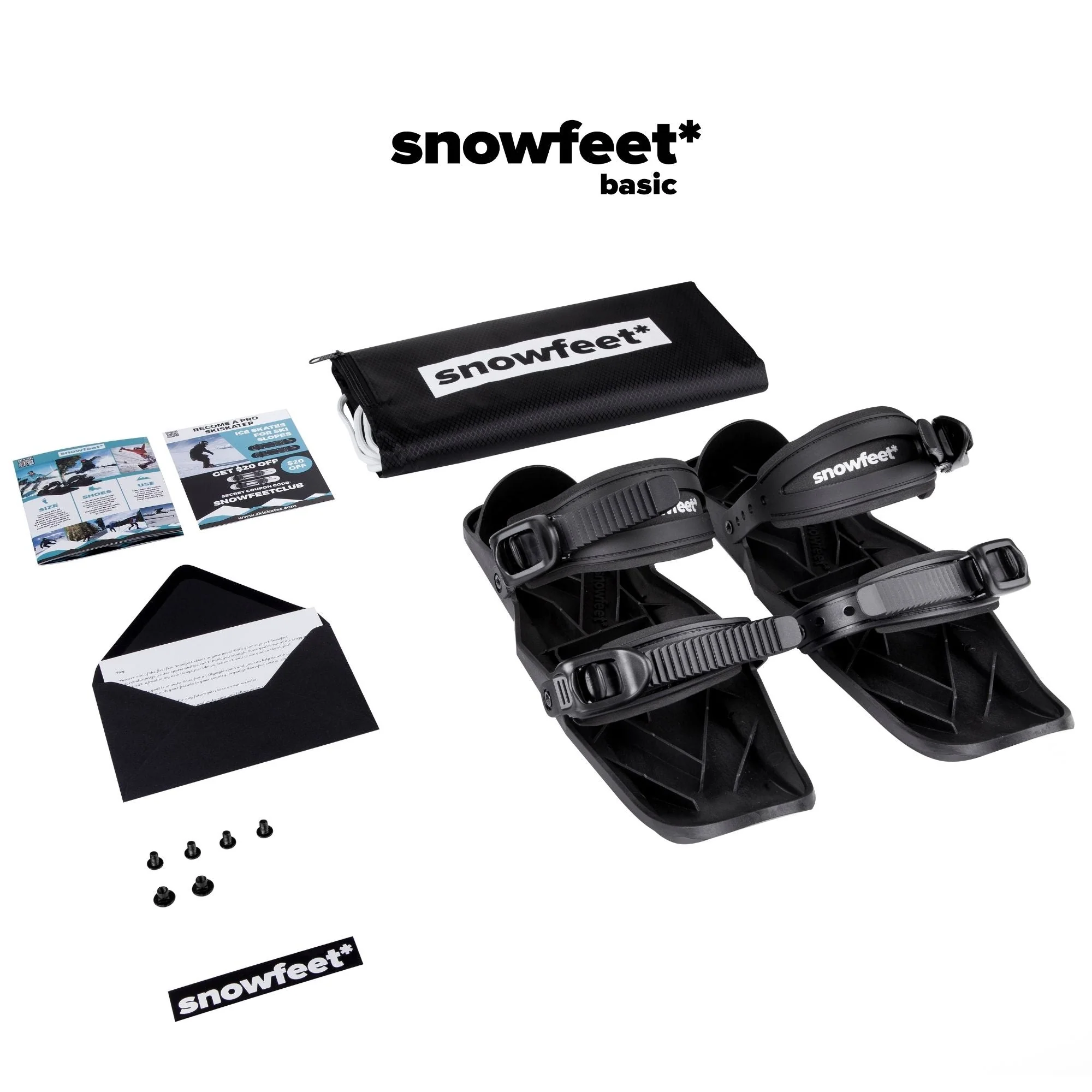 Snowfeet* 38 CM | Mini Ski Skates Short Skis | Secret Sale - Image 16