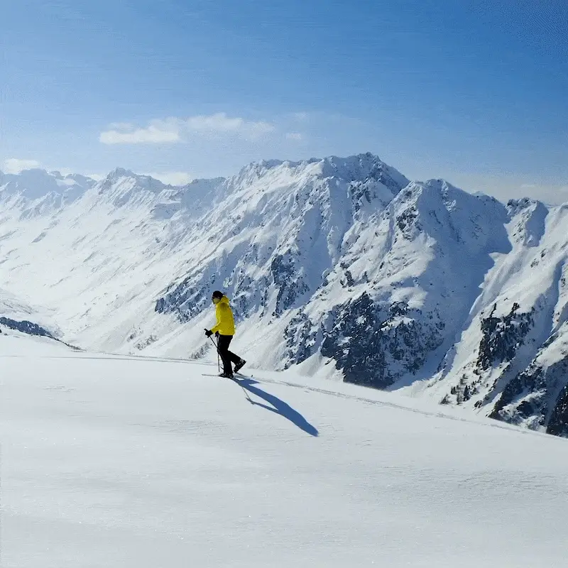 Snowfeet* WALKSKI Backcountry Touring Skis | 100 CM - Image 3